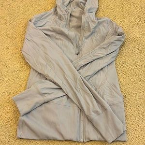 Lavender/light grey vintage lululemon zip up